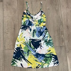 Billabong Multicolor Tropical Print Sundress Size Small